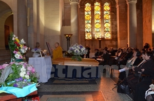 Funeral service held for painter Le Ba Dang